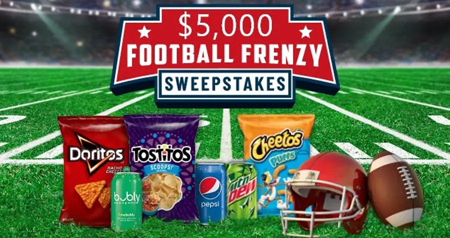 Tasty Rewards $5,000 Football Frenzy Sweepstakes