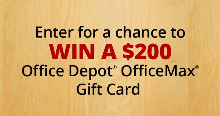 Enter for your chance to win a $200 Office Depot OfficeMax gift card. Office Depot is pitching in to help get classrooms stocked and ready for the school year. From essential supplies to custom printing, this is a win the whole class could enjoy.