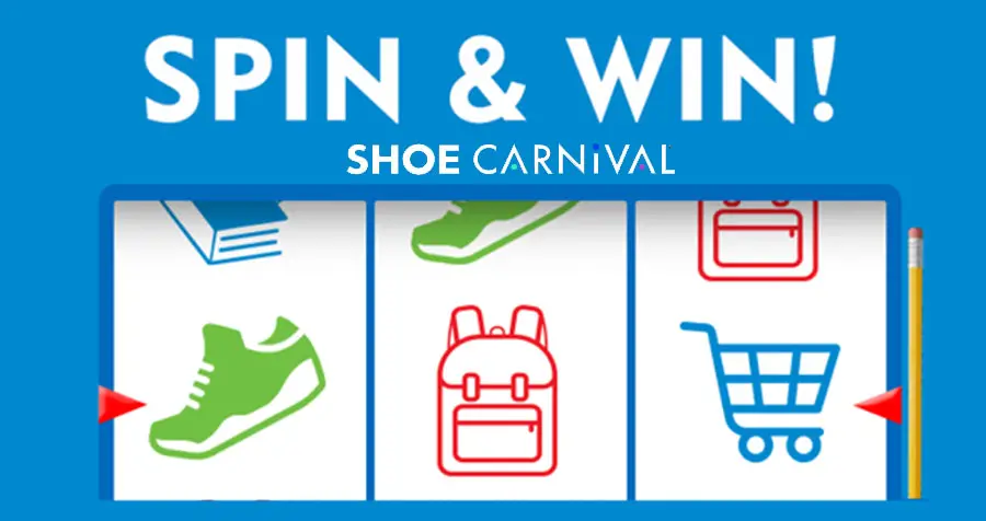 Shoe Carnival Back to School Inflation Busters Spin & Win Game (450 Prizes)