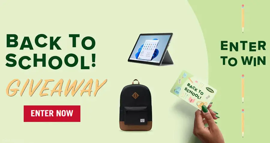 Flora’s Back to School Sweepstakes - Win a Microsoft Surface Go 3 and more!