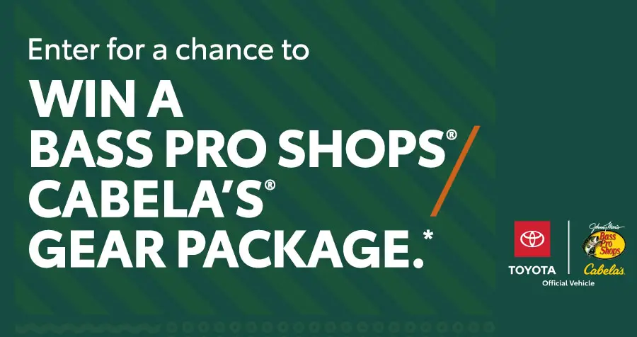 Toyota and Bass Pro Shops Sweepstakes