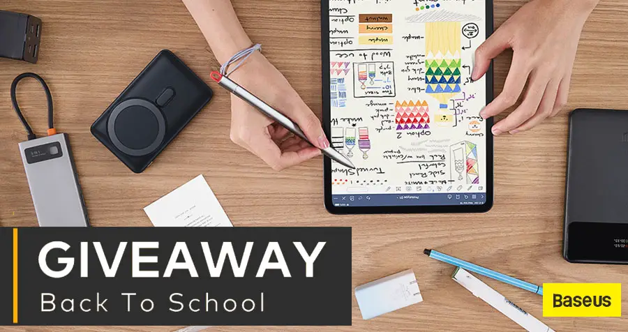 Here comes the NEW semester! Baseus wants to help with your Back to School Checklist by giving away an M1 iPad Air 5th 64GB (Space Gray) + Baseus PowerCombo 100W Power strip plus 9 more winners will win Power trips, Power Bnaks and Type-C Hubs. Simply follow the steps and make sure you follow the accounts below to enter, the winners will be randomly picked on September 9th.