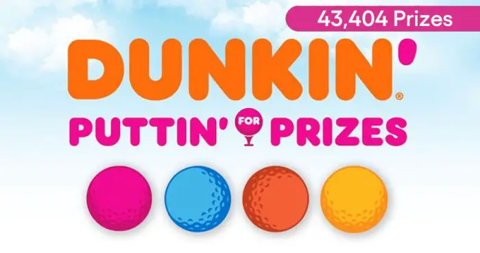 SWEETIES PICK! Dunkin' Summer Instant Win Game (43,404 Prizes)