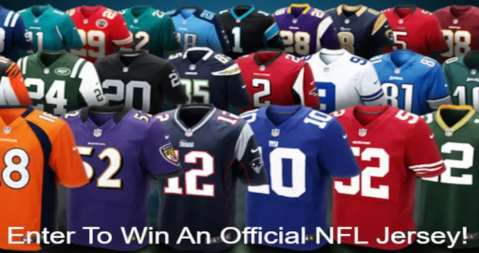 didable NFL Football Jersey Giveaway