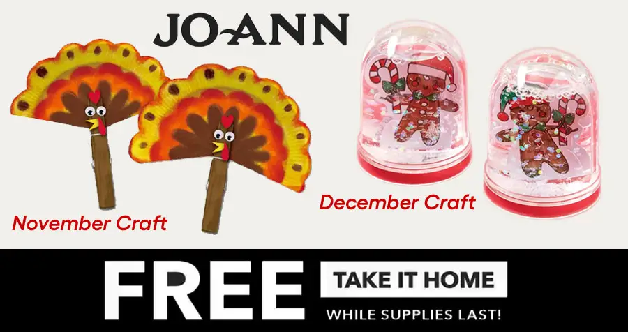JOANN Stores Free Craft Kits