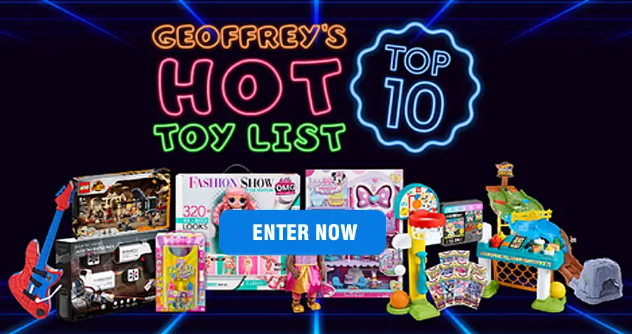 ToysRUs Geoffrey’s Hot Toy List Giveaway (Daily Winners)