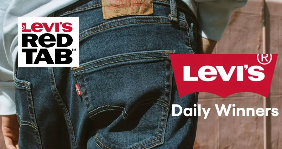 Levi's is celebrating their Red Tab program by giving you not one, not two, but 30 chances to win big. That's right, every day in September is a new chance to win a $501 egift card to shop at Levi's®. 