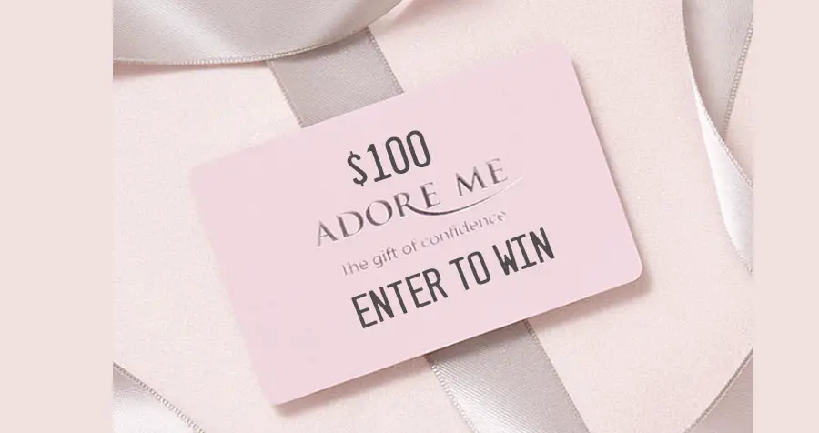 Champagne Living's $100 AdoreMe Giveaway