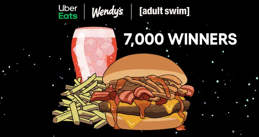 7,000 WINNERS! Get your Free game code in the Uber Eats Wendy’s Rick and Morty Combo Meals Instant Win Game to see if you are an instant winner. Play daily