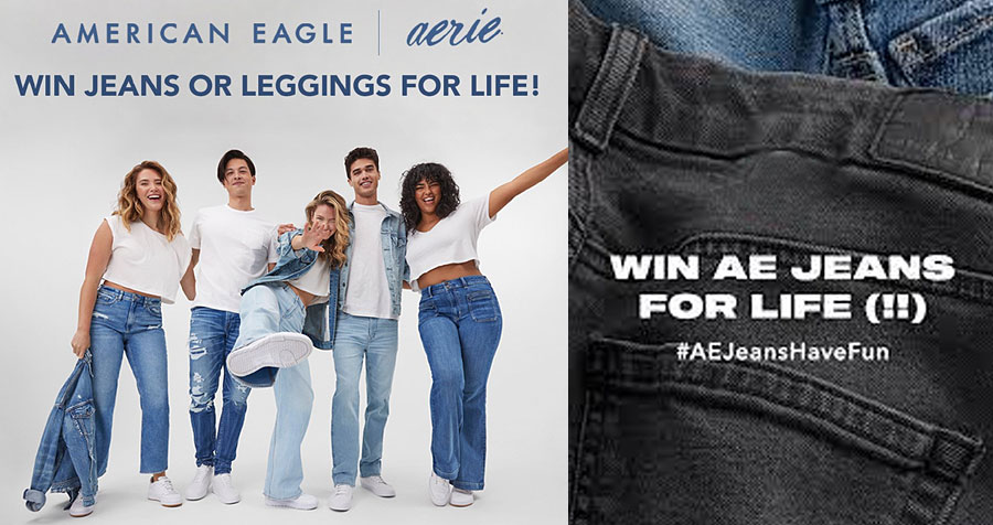 Enter for your chance to win jeans for life from American Eagle and Aerie #AEjeans. American Eagle is partnering with Head County to help you make a difference this election year. Register and you could win the $10,000 prize!