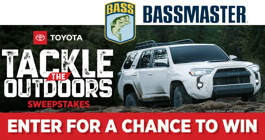 Enter for your chance to win a 2023 Toyota 3Runner TRD pro and a year of Free gas from Marathon, a $1,000 Omnia Fishing shopping spree and a $1,500 DECKED Drawing System