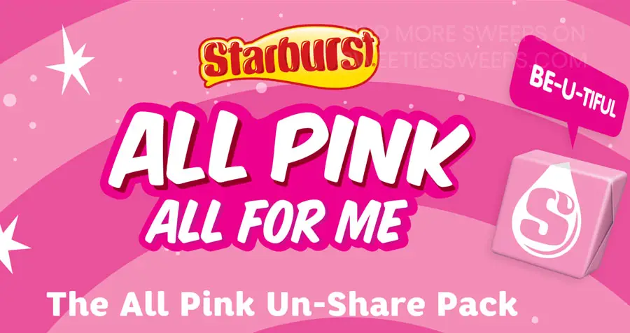 STARBURST All Pink. All For Me. Sweepstakes (70 Winners)