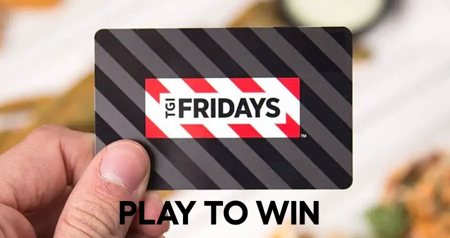 TGI Fridays Mystery Offer Instant Win Game (800,000 Discount Coupons)