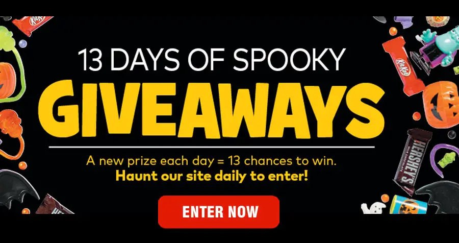 Oriental Trading Company 13 Days of Halloween Giveaways (Daily Winners)