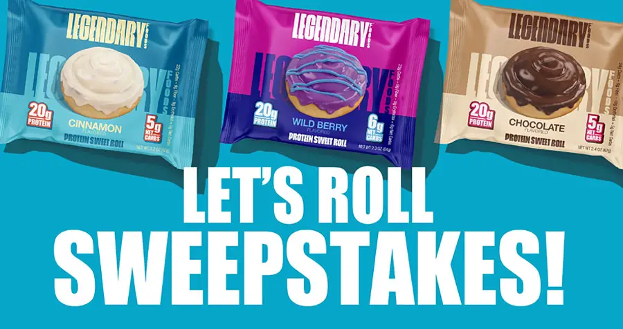Legendary Foods Let’s Roll Sweepstakes (1,000 Winners)