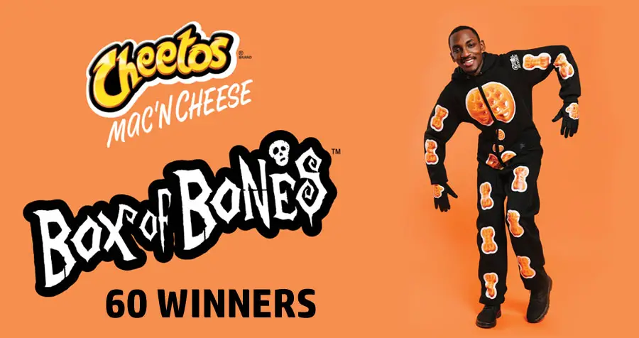 Cheetos Mac ‘n Cheese Box of Bones Halloween Costume Giveaway