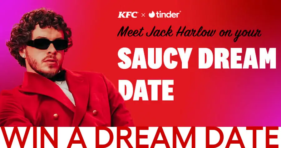 KFC Saucy Dream Date with Jack Harlow Sweepstakes