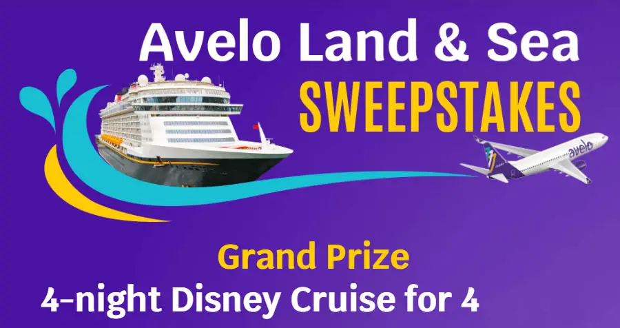 Avelo Disney Land and Sea Cruise Vacation Giveaway