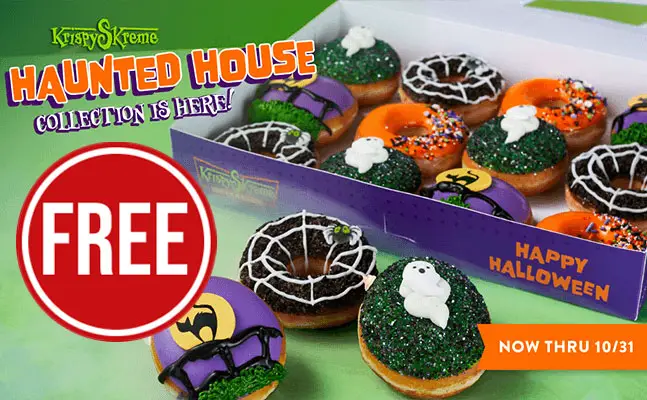 FREE Krispy Kreme Doughnut on Halloween