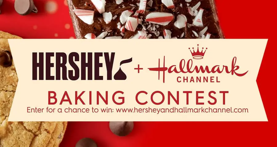 Enter Hershey and Hallmark Channel’s Bake Your Way to the Big Screen Contest for a chance to Win a Walk-On Role in a Hallmark Channel Original Movie! share a picture of your baked good with the Hershey’s baking product you used and your recipe to enter the contest.