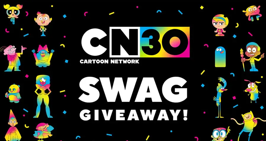 31 WINNERS! Enter for a chance to win Cartoon Network 30 Swag when you enter the Cartoon Network 30th Anniversary Giveaway