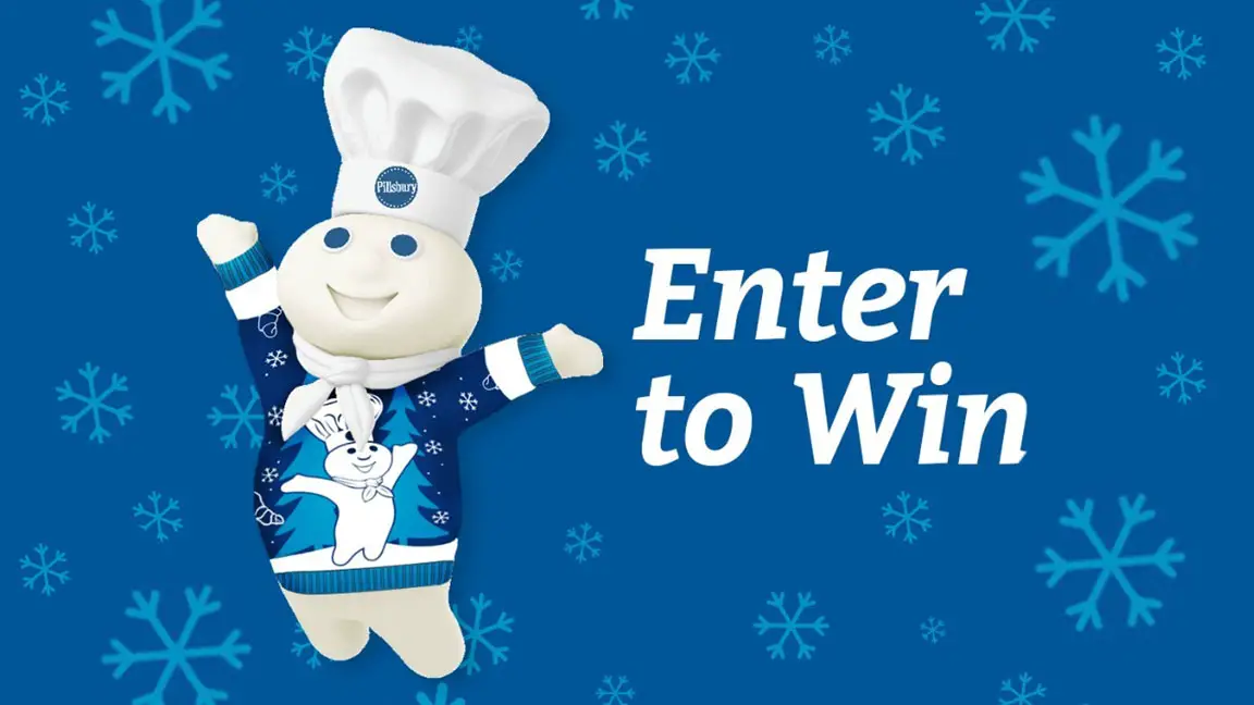 Pillsbury's holiday sweaters are back and a few lucky fans will get one for FREE! Enter for your chance to win a colorful blue Pillsbury holiday sweater by following Pillsbury on Instagram and commenting #sweepstakes and your favorite Pillsbury holiday recipe.