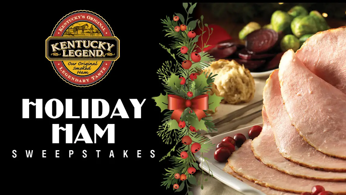 Kentucky Legend is giving away one free Kentucky Legend ham plus a $250 oven roasting set every week in November and December Plus, each month one lucky winner will receive the grand prize of a $1,200 Traeger Ironwood 650 Wood Pellet Grill.