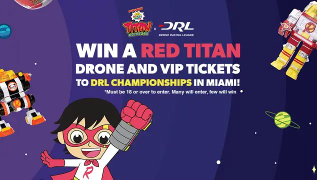 Ryan's World Red Titan Drone + $1,000 Giveaway