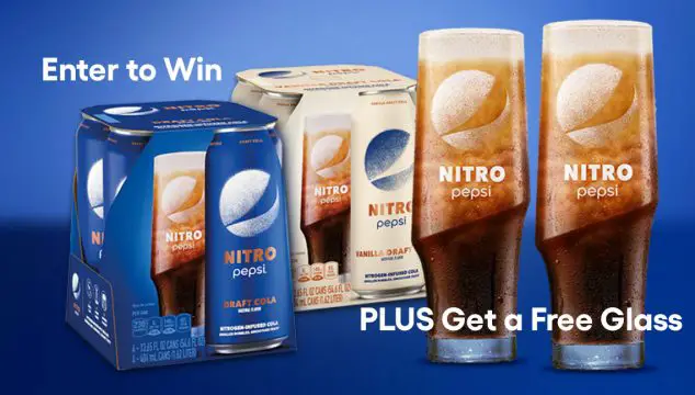 Nitro Pepsi Sweepstakes (5,000 Winners) + FREE Nitro Pepsi Glasses
