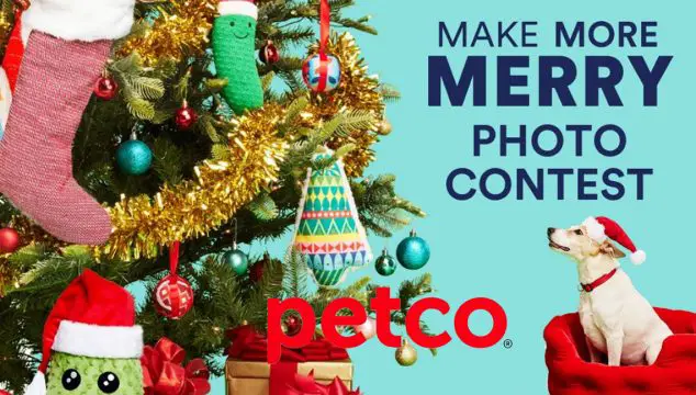 Nothing gets us into the holiday spirit like seeing how you and your pet celebrate the holidays and Make More Merry together! That’s why Petco is giving away eight $500 Petco gift cards to the merriest pet photos of the season!