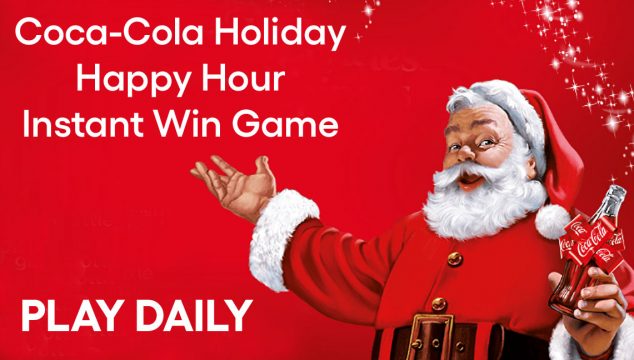 Play the Coca-Cola Holiday Happy Hour Instant Win Game daily through December 19th to win your share of over 74,000 prizes including Amazon, Target, Door Dash and AMC gift cars plus Free 8x8 Shutterfly Mini photo books