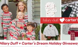 To celebrate the season of giving, Carter’s has teamed up with its Chief Mom Officer Hilary Duff, to deliver an extra dose of holiday magic by turning families’ dreams into a reality. Now through Dec. 5th, families across the country can enter the ‘Dream Holiday Giveaway’ because 10 Families will win their Ultimate Holiday Wish ($5,000 Value!)