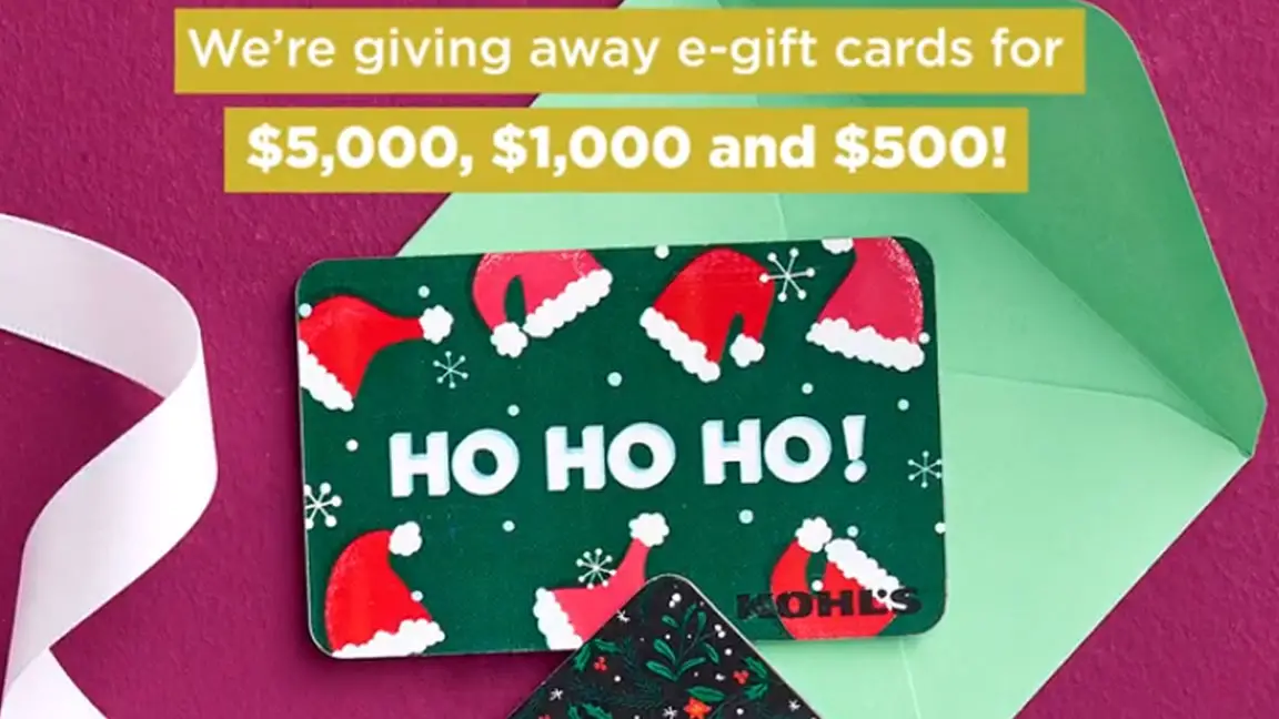 It's almost Black Friday time and @Kohls giving away e-gift cards for $5,000, $1,000 and $500. Follow on Twitter, retweet the giveaway tweets and include #KohlsBlackFridaySweepstakes for a chance to win.