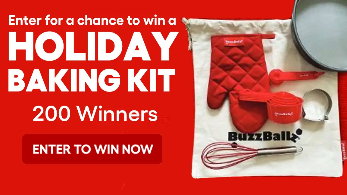 BuzzBallz Holiday Baking Kit Giveaway