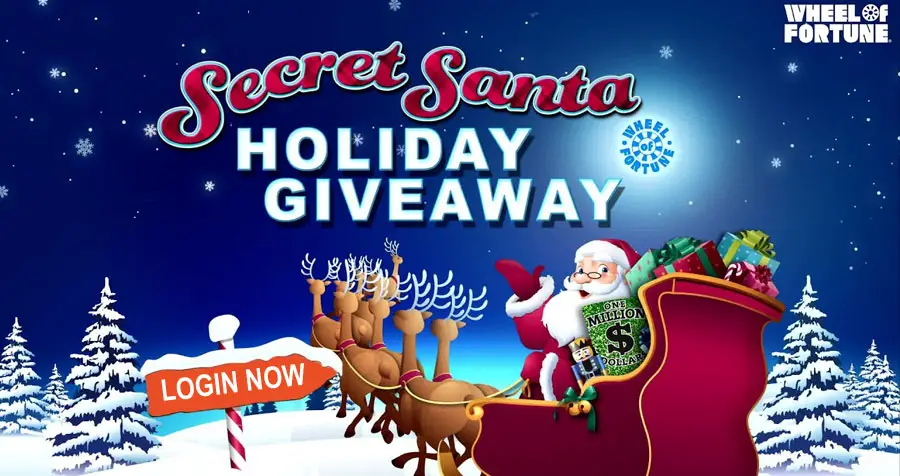 Wheel of Fortune Secret Santa Holiday Giveaway