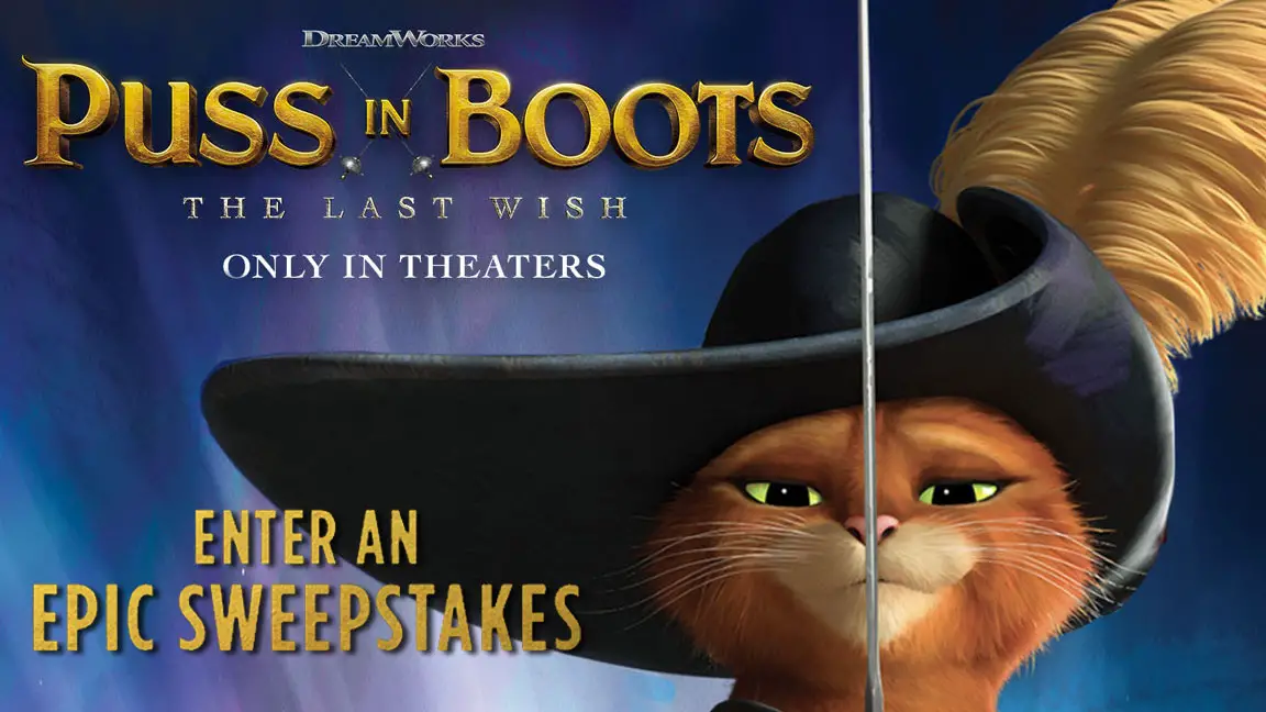9lives Puss In Boots: The Last Wish Sweepstakes (30 Winners)