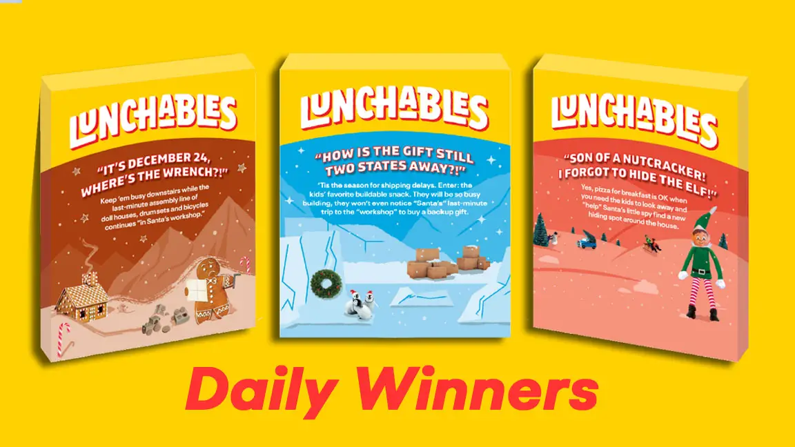 Enter for your chance to win a Lunchables Holiday Helpers Prize Package. There will be daily winner. Lunchables is giving parents the relief they deserve with new Lunchables Holiday Packs – the chance to keep kids busy with their favorite buildable snack while parents take a few extra minutes to tackle whatever the holiday season throws at them.