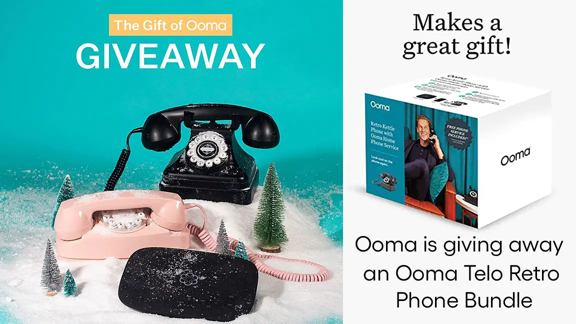 Ooma Telo Retro Phone Holiday Giveaway