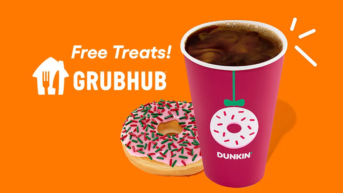 12 Days of Free Treats from Dunkin and Grubhub