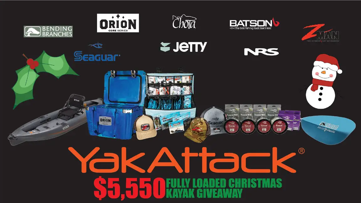 YakAttack Fully Loaded Christmas Kayak Giveaway