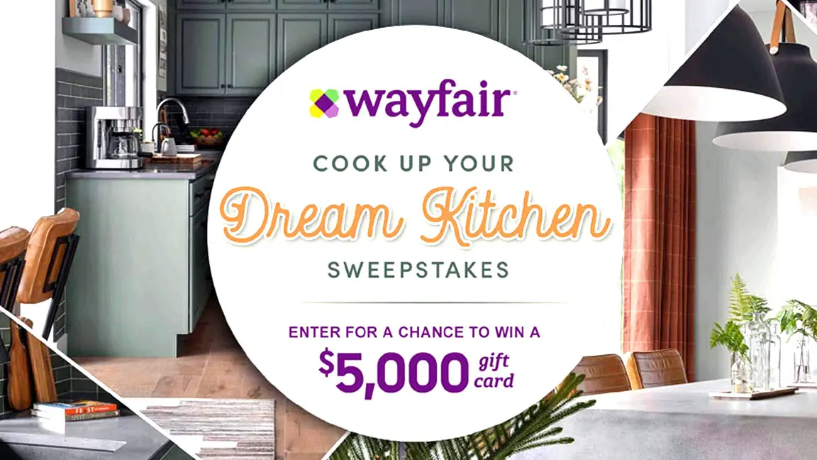 Food Network Cook Up Your Dream Kitchen $5,000 Wayfair Sweepstakes