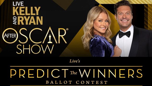 Live with Kelly & Ryan Predict the Winners Oscars Ballot Contest and Sweepstakes