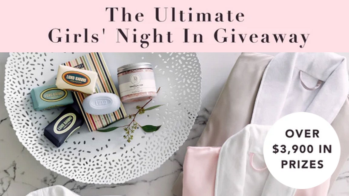 In honor of Galentine's Day and ladies celebrating ladies, Annie Selke and fiends are giving away everything you and your gals need to have the most relaxing girls' night in ever.