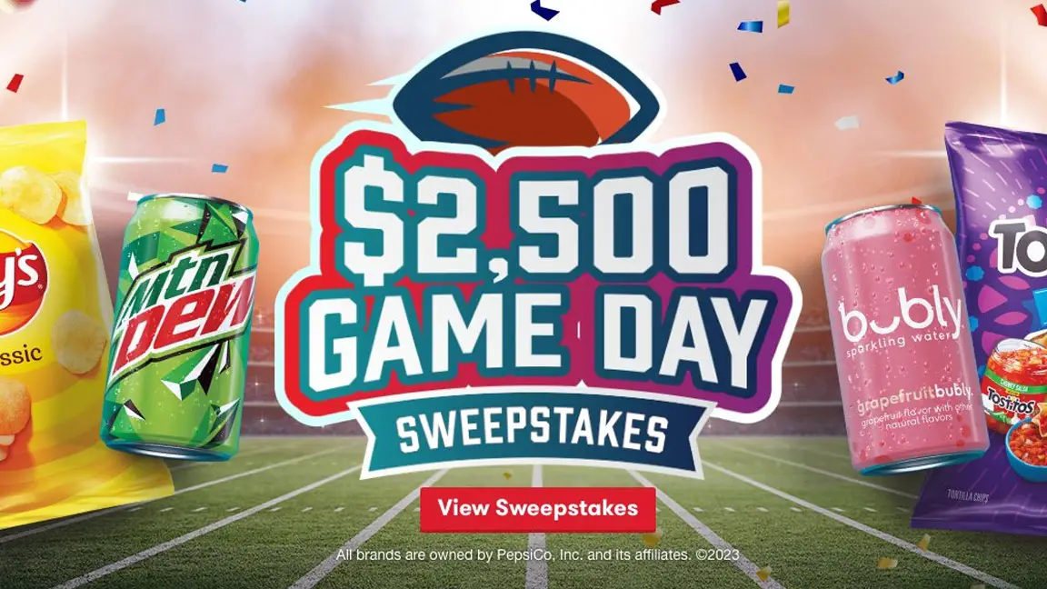 Tasty Rewards $2,500 Game Day Sweepstakes