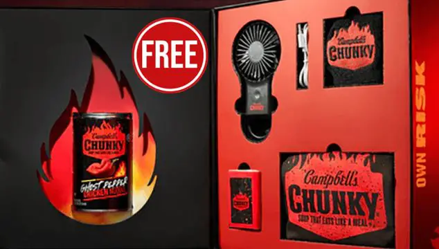 FREE Campbell’s Chunky Ghost Pepper Kit on January 27th