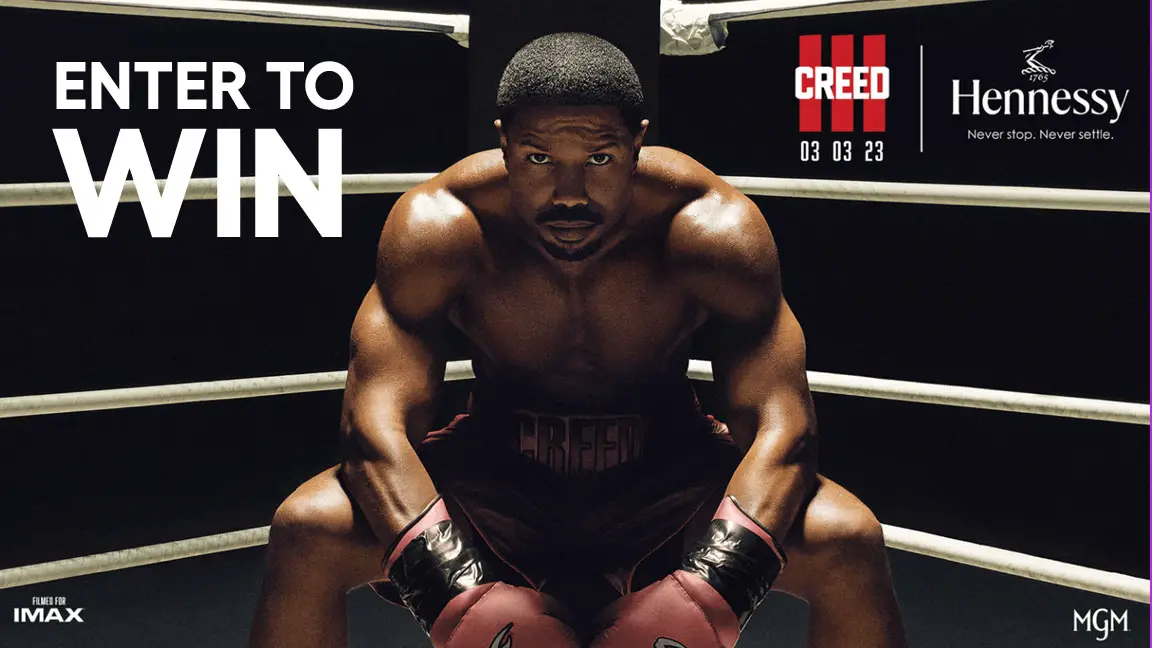 Enter for your chance to win Movies Tickets to Creed III in the form of a Fandango movie code. CREED is a trademark of Metro-Goldwyn-Mayer Studios Inc. All Rights Reserved.