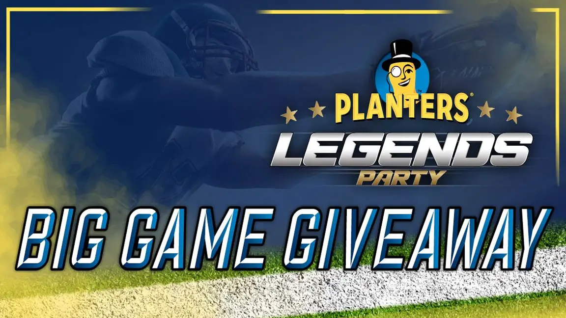 Planter is giving you the chance to have the ultimate fan experience at this year's Super Bowl #BigGame in Glendale, AZ! Enter the PLANTERS® brand Legends Party Big Game Giveaway for your chance to win a prize package valued at more than $15,000!