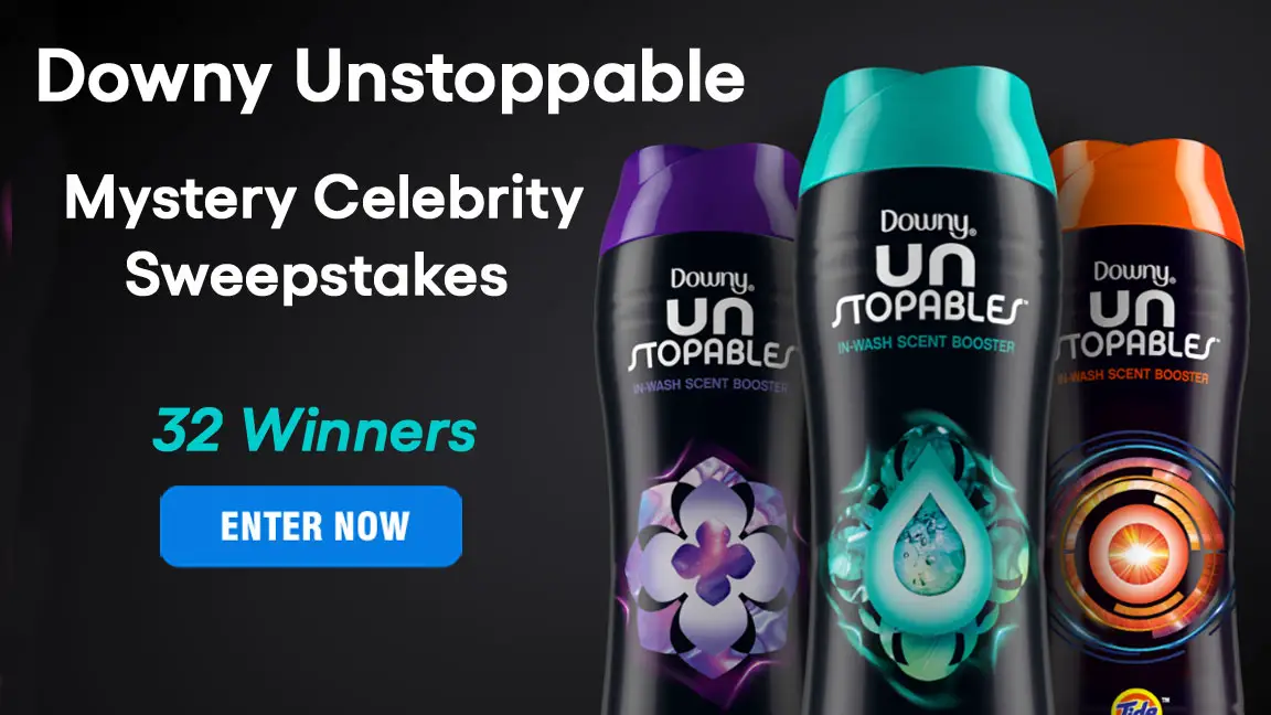 Downy Unstoppable Mystery Celebrity Sweepstakes (32 Winners)
