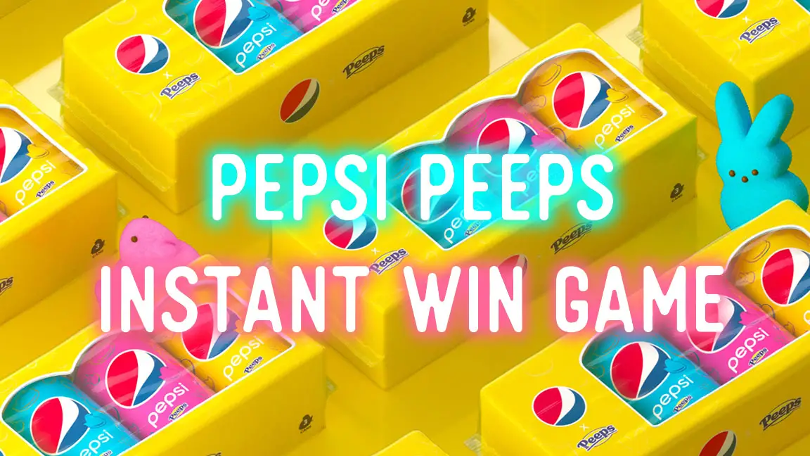 Pepsi Peeps are back and they are giving you the chance to win great prizes in the Pepsi X Peeps Instant Win Game! Make a purchase or send away for a free game code to play the game. A trip for two is up for grab valued at over $8,000 PLUS 5,000 other prizes