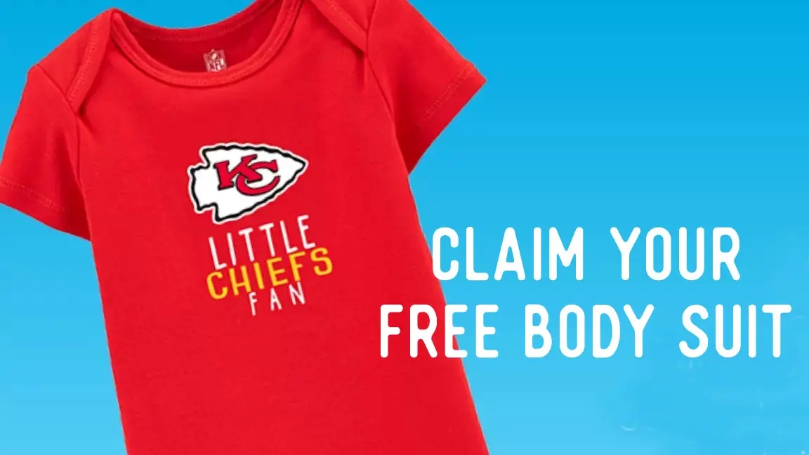 FREE Carter's Chiefs Baby Onsie Bodysuit